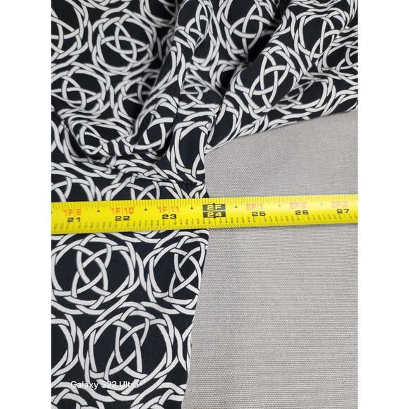 Foxcroft Womens Long Sleeve Button Up Size 18 Fitted Black White Office Career - Picture 6 of 7